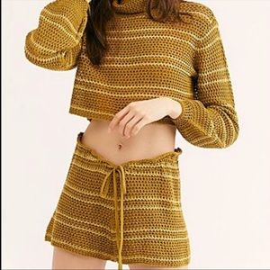 Free People Beach Montauk Dunes Short Set NWOT